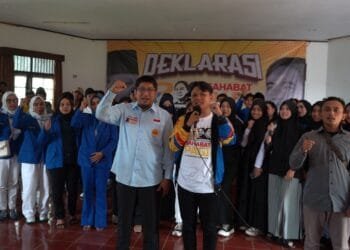 Target Menang! Olsu Babay Pimpin Deklarasi Sahabat Pagi Sukabumi