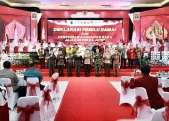 Deklarasi Pemilu Damai di Jawa Timur, Kapolri Ajak Sukseskan Pemilu 2024