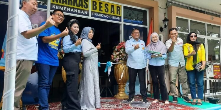 Peresmian Markas Besar Relawan Sahabat Prabowo-Gibran, Selasa, 5 Desember 2023.(foto:istanagaruda.com)