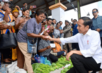 Tinjau Langsung Harga di Pasar, Presiden Juga Beri Bantuan Sembako