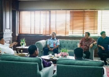 Danlanud Sam Ratulangi Silaturahmi dengan Gubernur Sulawesi Utara Olly Dondokambey