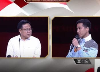 Gibran Tanya Tentang LFP, Cak Imin Memulai Jawaban Soal Etika Lingkungan