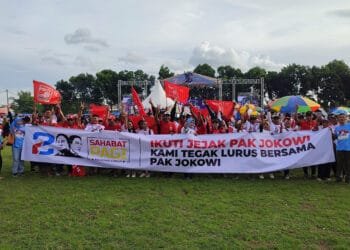Relawan Sahabat Pagi Kerahkan 1000 Personel Pada Kampanye Kaesang Pangerap di Kediri