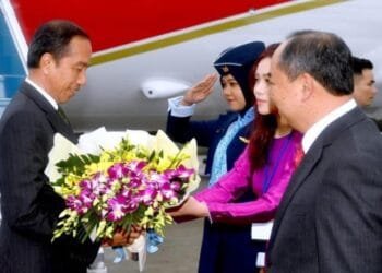 Presiden Jokowi Tiba di Hanoi, Bertemu Presiden Vietnam Võ Văn Thưởng Hari Ini