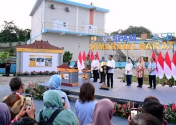 Diresmikan Presiden, SPAM Semarang Barat Bukti Kolaborasi Pemerintah dan Swasta