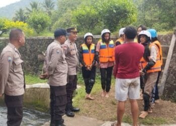 Binmas Polres Lombok Utara Blusukan untuk Edukasi Pemilu Damai