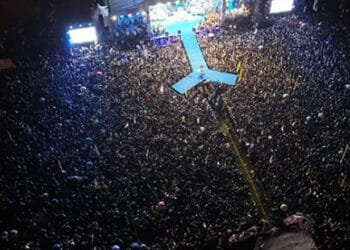 VIDEO: Lautan Massa Banjiri Kampanye Prabowo Subianto di Lapangan KONI Manado