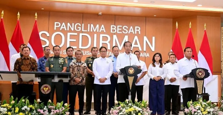 Presiden Jokowi Meresmikan 21 Rumah Sakit TNI, dipusatkan di Rumah Sakit Pusat Pertahanan Negara (RS PPN) Panglima Besar Soedirman, Bintaro, Jakarta, Senin (19/02/2024).(Foto:SetkabRI)
