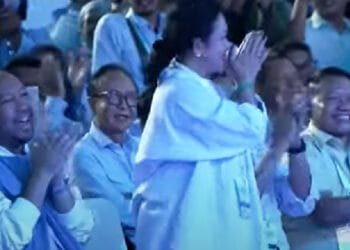 Prabowo Menyapa Titiek Soeharto, Panggung Istora Senayan Langsung Bergemuruh