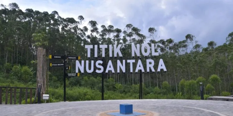 Titik Nol Ibu Kota Nusantara (IKN).(Foto:Setkab RI)