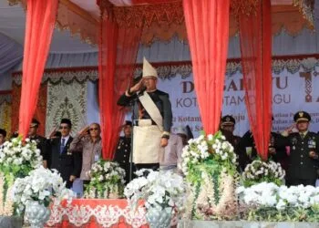 Asripan Nani Pimpin Upacara HUT Kotamobagu ke-17: Momentum Refleksi dan Komitmen Menuju Kemajuan