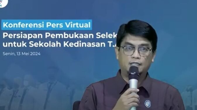 Plt. Kepala BKN Haryomo Dwi Putranto dalam konferensi pers virtual, Senin (13/05/2024).(Screenshoot YT)