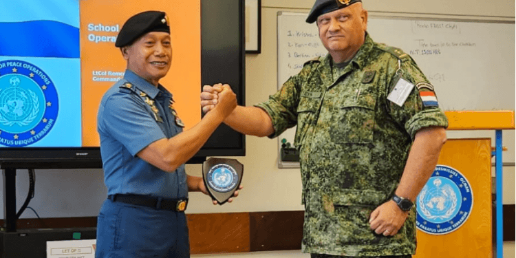 Laksda TNI Rachmad Jayadi saat mengunjungi SPO di Harskamp, Belanda, pada Jumat (21/6/2024).(Puspen TNI)