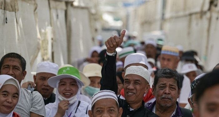 Jemaah Indonesia Meninggalkan Mina untuk kembali ke Makkah.(Kemenag RI)