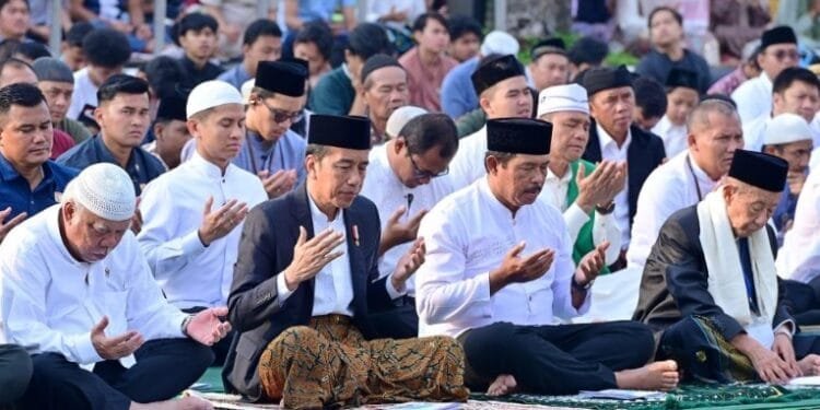 Presiden Jokowi Idul Adha 1445 H di Semarang.(Setkab RI)