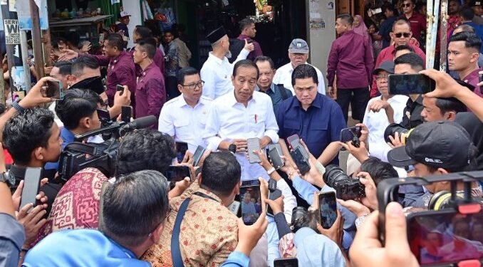 Presiden Jokowi saat mengunjungi Kota Dumai, Provinsi Riau, pada Sabtu, 1 Juni 2024.(SetkabRI)