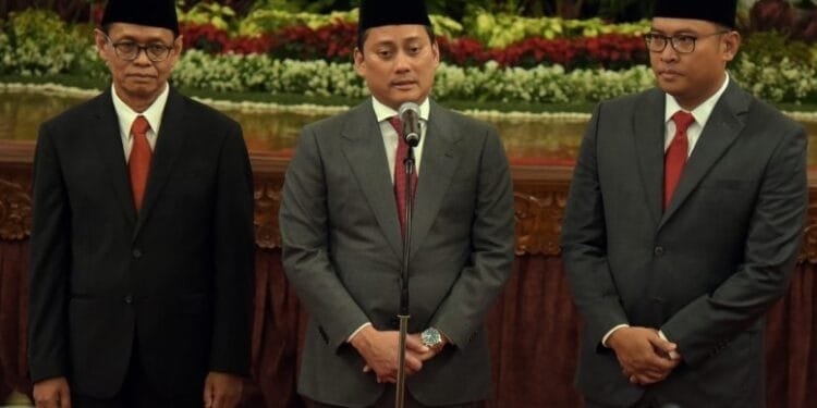 Ini tiga wamen dalam Kabinet Indonesia Maju yang baru dilantik Presiden Jokowi pada Kamis (18/07/2024).(Setkab RI)