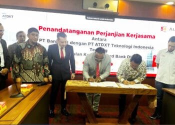 ATDXT Group dan Bank DKI Jakarta Tandatangani Perjanjian Kerjasama Penjuaan Kartu JackCard