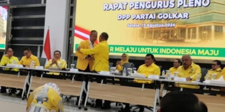 Agus Gumiwang Kartasasmita (AGK) didaulat sebagai Plt Ketum Golkar, Selasa malam (13/08/2024).(dok)