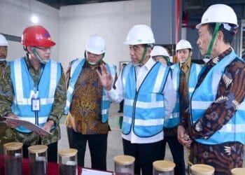 Dorong Ekosistem Kendaraan Listrik Nasional, Presiden Resmikan Pabrik Bahan Anoda Baterai Litium