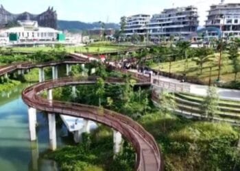 Jokowi Resmikan Plaza Seremoni Sumbu Kebangsaan di IKN: Harmoni Antara Manusia, Sang Pencipta, dan Alam