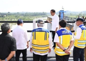 Resmikan Bendungan Margatiga, Presiden Jokowi Tekankan Pentingnya Manajemen Air untuk Masa Depan