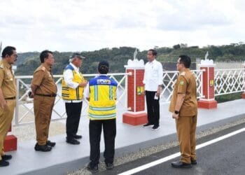 Presiden Resmikan Bendungan Leuwikeris Rp 3,5 Triliun : Daya Tampung 81 Juta Meter Kubik