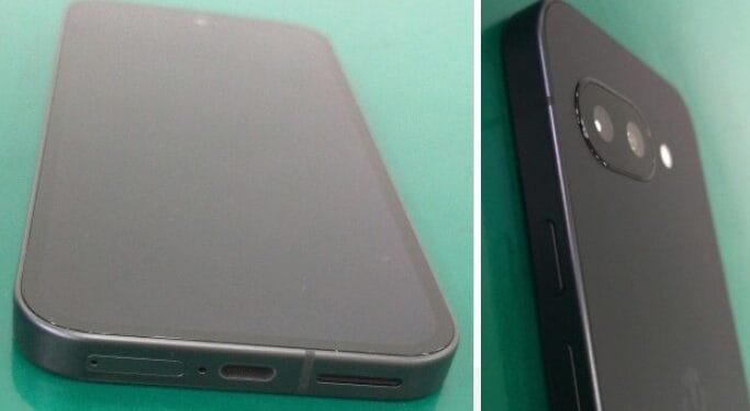 Tampilan Google Pixel 9a yang bocor.(GSM)