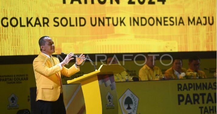 Ketum Golkar Bahlil Lahadalia.(Antara)