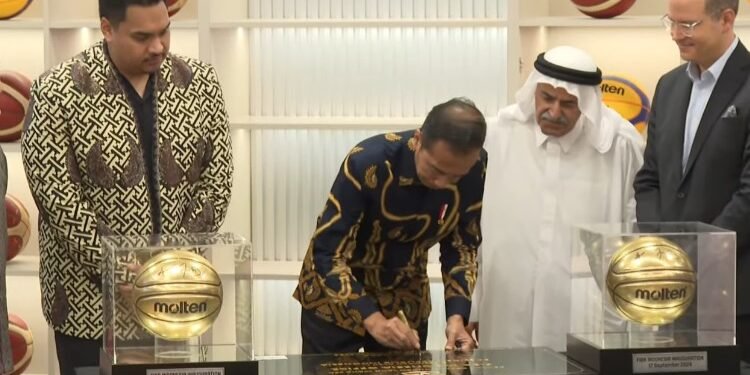 Presiden Jokowi meresmikan Kantor FIBA di Indonesia, Provinsi Daerah Khusus Jakarta, Selasa (17/09/2024). (Setkan.go.id)