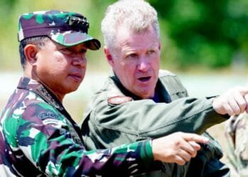Panglima TNI dan Komandan Indo Pasifik AS Saksikan Latihan Gabungan Super Garuda Shield 2024