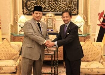 Menhan RI Prabowo dan Sultan Hassanal Bolkiah Bahas Penguatan Kerja Sama Pertahanan