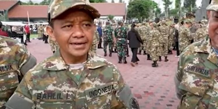 Menteri ESDM Bahlil Lahadalia saat memberikan tanggapan soal pelaksanaan retreat kabinet di Akmil Magelang.(Youtube)