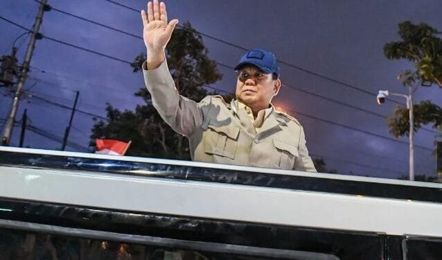 Presiden Prabowo tiba di Akmil Magelang, Kamis malam (24/10/2024).(Antaranews)