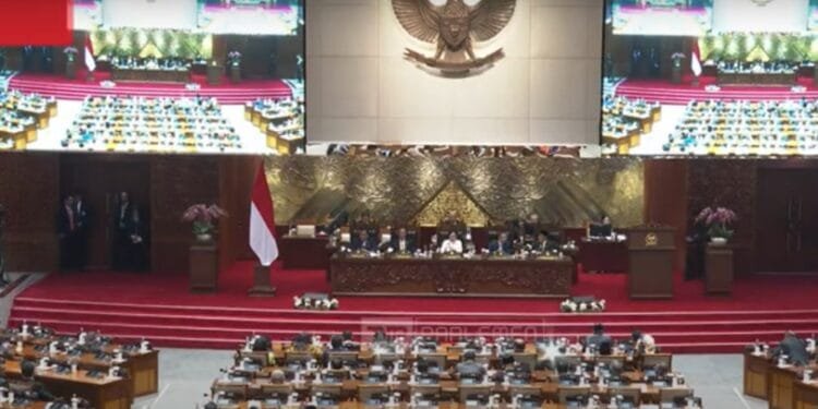 Ilustrasi Sidang Paripurna DPR.(dok)