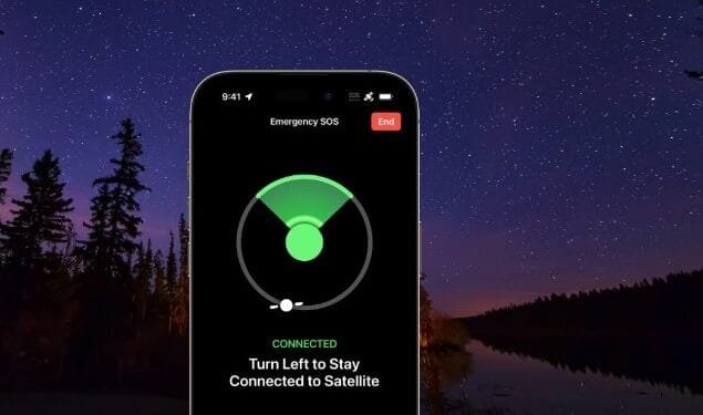 Ilustrasi satelit iPhone.(GSM)