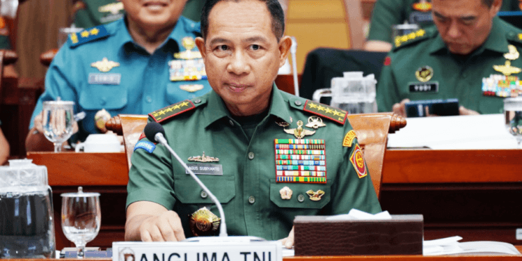 Panglima TNI Jenderal Agus Subiyanto.(Puspen TNI)