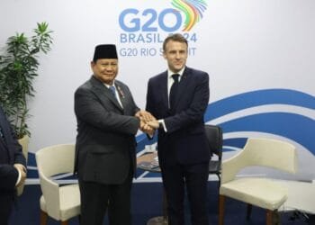 Prabowo dan Macron Bahas Kerja Sama Strategis di KTT G20 Brasil