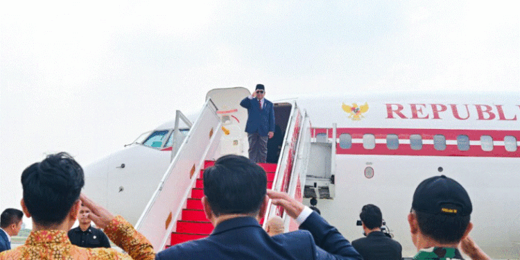 Presiden Prabowo Subianto memulai lawatan perdana ke luar negeri, Jumat (08/11/2024).(Setkab RI)