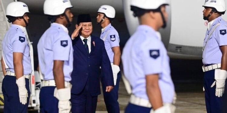 Presiden Prabowo tiba di Brasil, Sabtu (16/11/2024).(Presidenri)