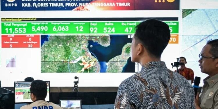 Wapres Gibran memimpin rakor untuk pastikan pemerintah hadir tangani erupsi Gunung Lewotobi, Selasa (12/11/2024).(Wapresri)