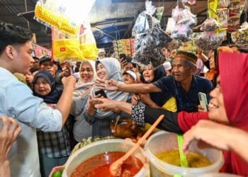Wapres Gibran Rakabuming Kunjungi Pasar Kahayan: Pasar Aman di Palangka Raya