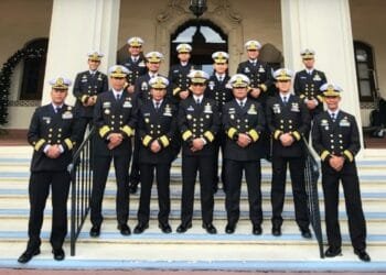 14 Pamen TNI AL Sukses Tuntaskan Program Kursus Keamanan Maritim di AS