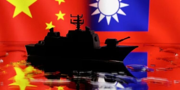 Ilustrasi kapal perang.(reuters)