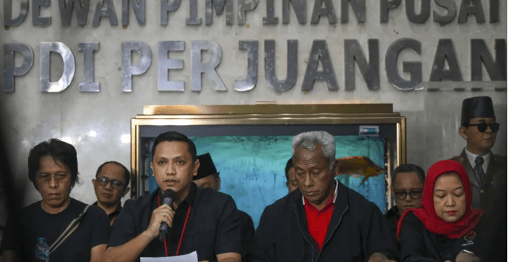 Konferensi pers PDIP soal Hasto Kristiyanto, Selasa (24/12/2024)