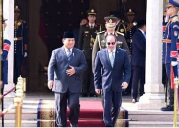 Presiden Prabowo Disambut Upacara Kenegaraan di Istana Al Ittihadiya Mesir