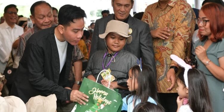 Wapres Gibran Dorong Generasi Muda Aktif Bangun Indonesia di Momen Natal Remaja GKI Wahid Hasyim.(Wapresri)