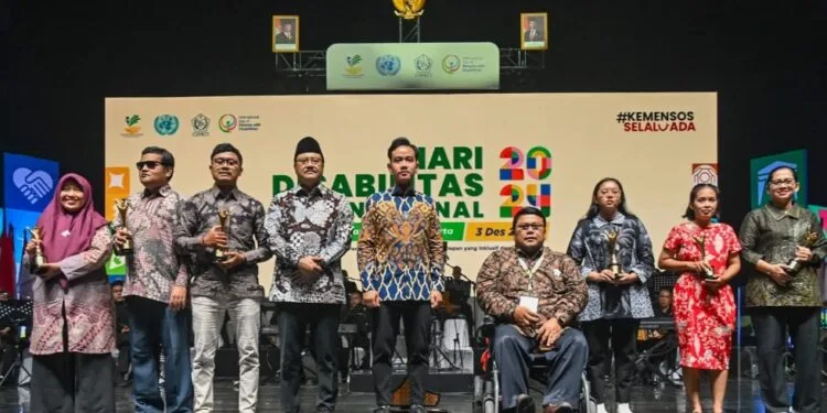 Wapres Gibran menghadiri peringatan HDI 2024, Selasa (03/12/2024).(Wapresri)
