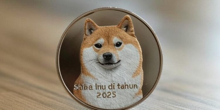 Ilustrasi Shiba Inu 2025.(grok)