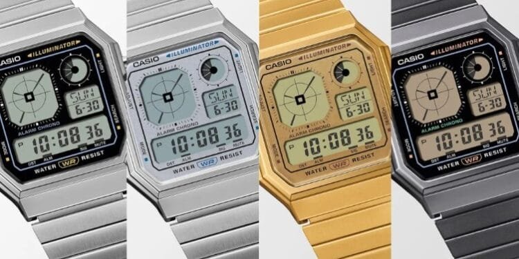 Empat model jam tangan terbaru Casio.(Gizmo)